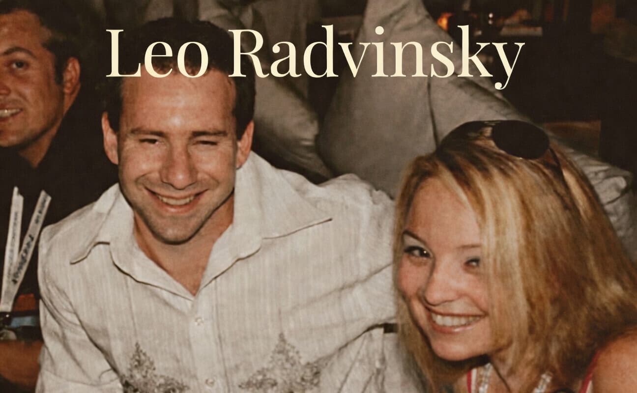 Leo-Radvinsky-with-wife